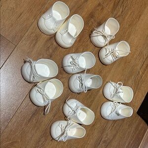 White Classic Lace-Up Cabbage Patch Kid Shoes (walker style)